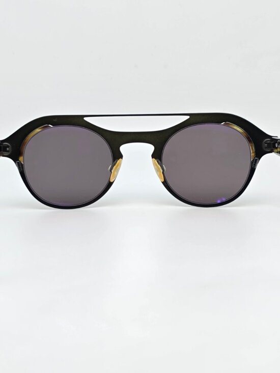 Anne & Valentin Stroke U229 Olive Frame Green Lens Aviator Sunglasses w/ Case main image 6